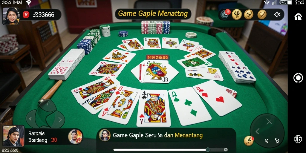 Tampilan permainan Gaple yang seru dan mengasyikkan di 333666.