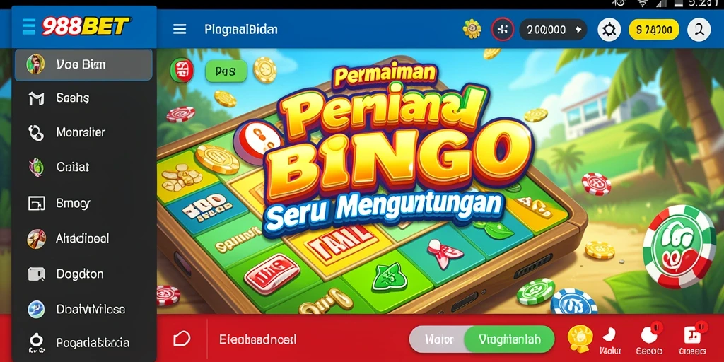 Tampilan utama gameplay 988BET yang seru dan interaktif.