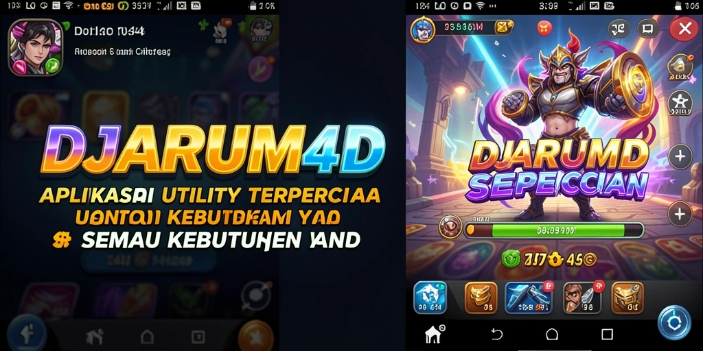 Tampilan utama DJARUM4D yang menawarkan fitur utility lengkap.