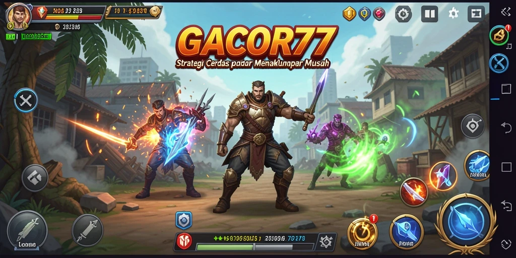Tampilan gameplay GACOR77 yang menegangkan dan penuh strategi.