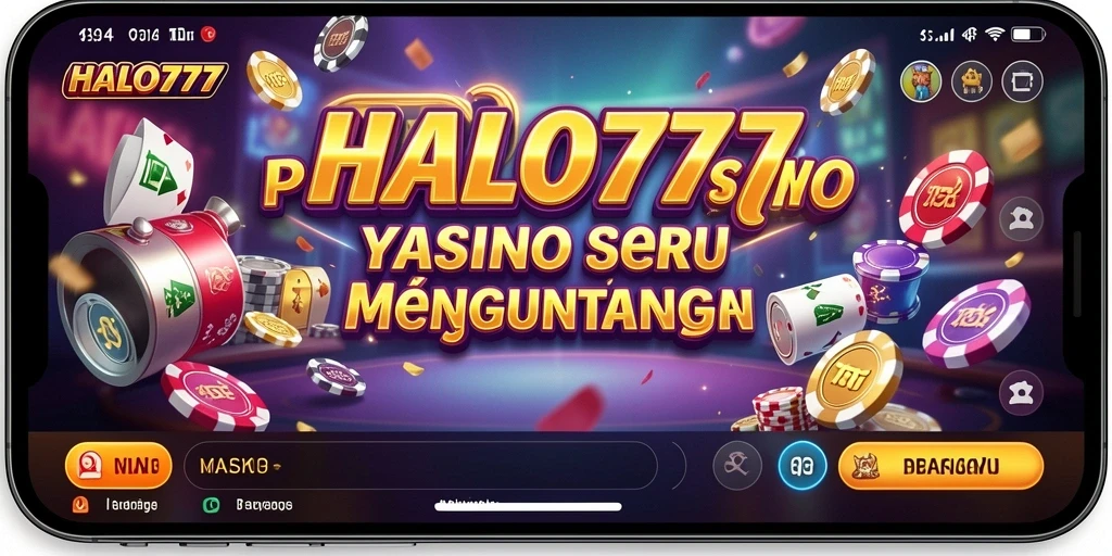 Tampilan menarik dari gameplay HALO777 dengan suasana kasino yang nyata.