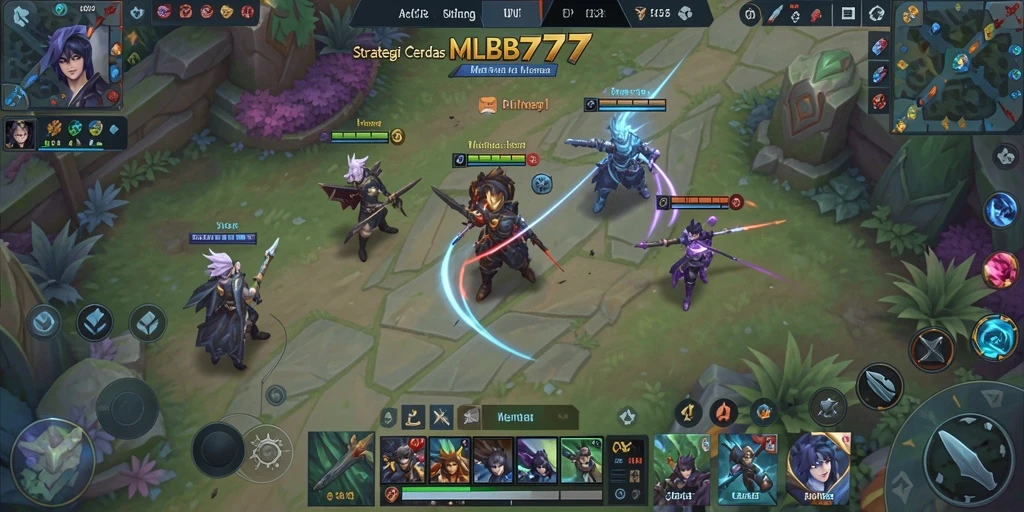 Tampilan gameplay seru dan strategi mendebarkan di MLBB777.