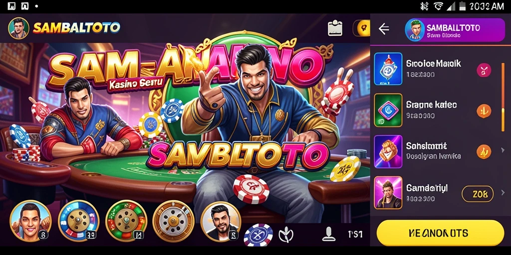 Tampilan menarik dari gameplay SAMBALTOTO yang seru.