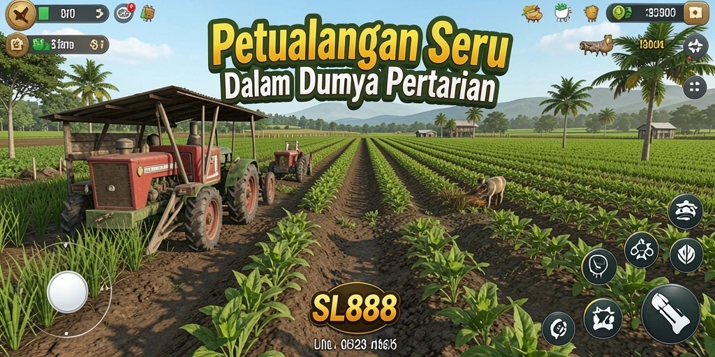 Gameplay seru di dunia pertanian yang penuh warna.