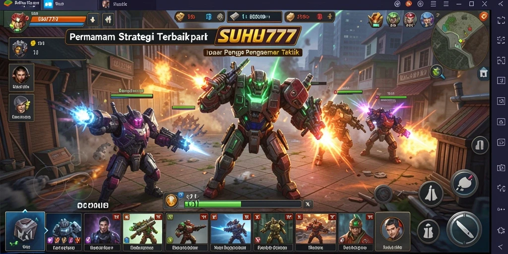 Tampilan strategi seru di gameplay SUHU777 yang menantang.