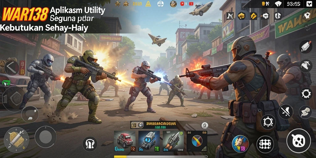 Screenshot WAR138 menunjukkan antarmuka pengguna yang intuitif dan fitur-fitur bermanfaat.