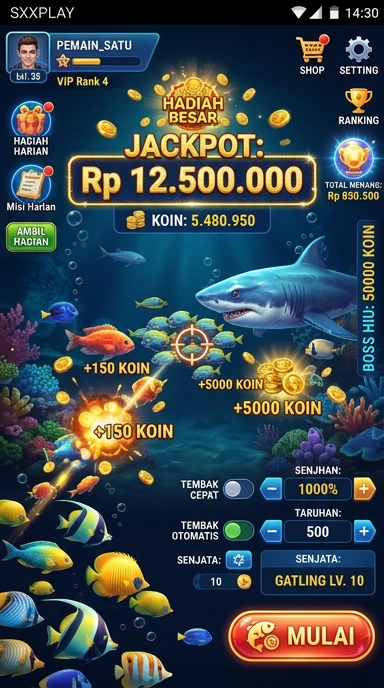 Screenshot aplikasi utama sxxplay dengan berbagai kategori aplikasi.